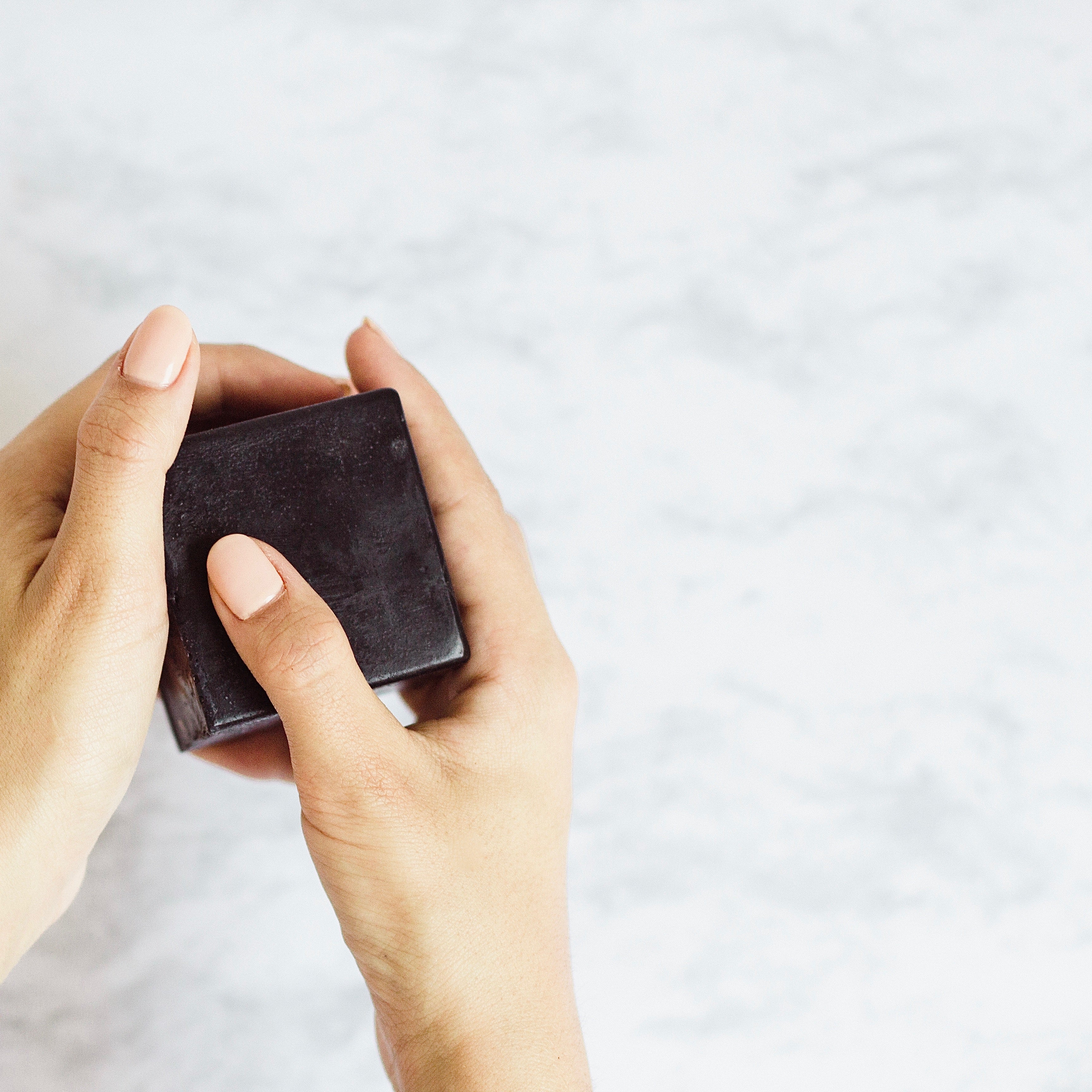 Detox Cleansing Bar in hands