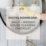 PRINTABLE HOUSE CLEANING CHECKLIST